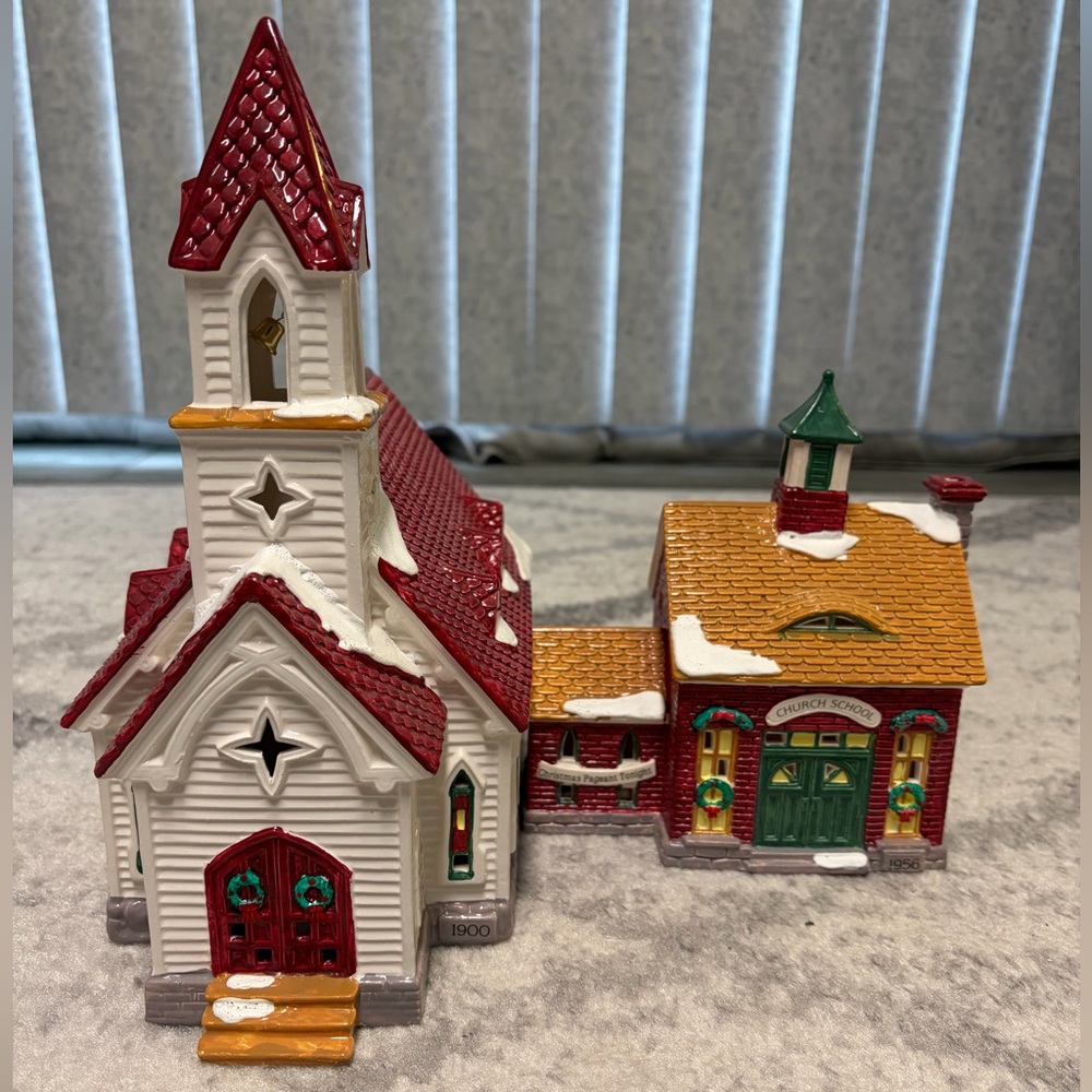Department 56 Snow Village “Good Shepard Chapel & Church School”
